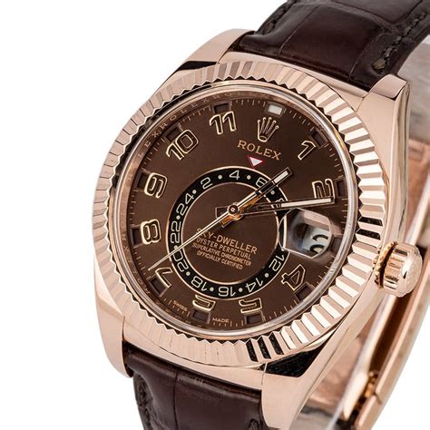 rolex sky dweller rose gold list price|rolex gold sky dweller price.